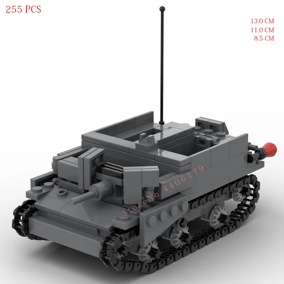 Horúca vojenská svetová vojna z druhej svetovej vojny UK Armáda Severná Afrika vojna Bren Gun Carrier Vozidlá Zariadenie Bloky Zbrane tehly Darček