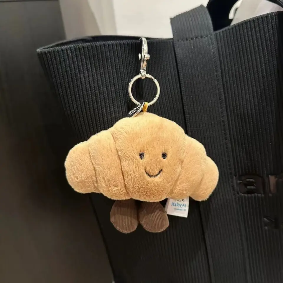 Horúca želé zábava Hornbread prívesok Doll Hračka prívesok Keychain Crossbody Bath Batoh pre prívesok taška na dekoráciu sviatočný darček