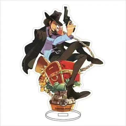 Horúce anime lupin Tretia postava Cosplay akrylové stojanové modelové taniere Disk Destrec stojace podpisy hračky Fanúšikovia vianočné darčeky