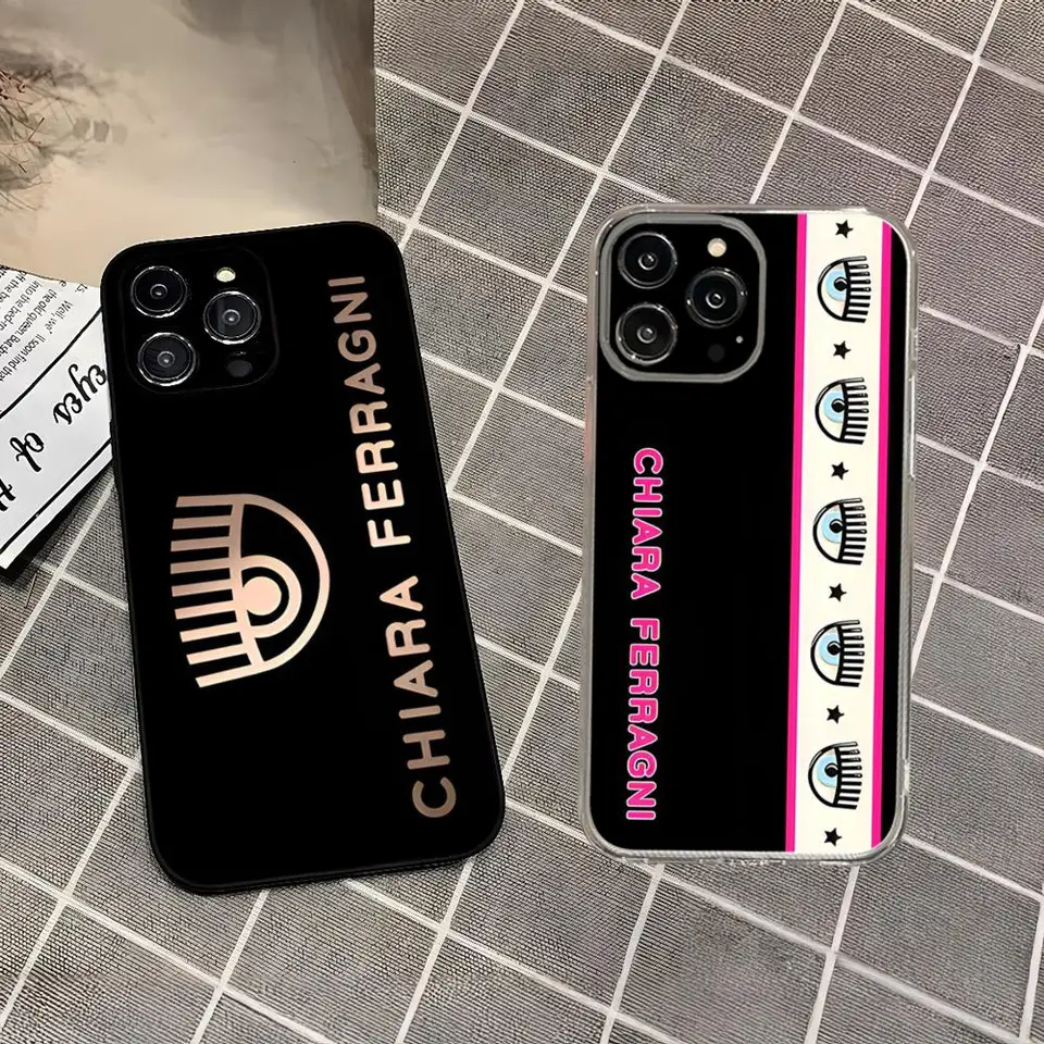 Horúce Ferragnies Eyes Chiara Telefón pre iPhone 16 15 14 13 Pro Max Mini 11 12 xr x xs 7 8 plus kryt