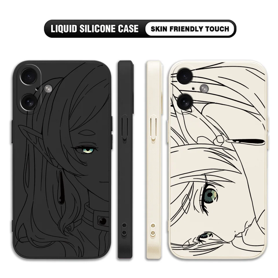 Horúce japonské anime komiksy Frieren telefón pre telefón Xiaomi Redmi Note 13 12 12S 11S 10 9 8 7 Pro Plus 4G 5G Silikónový zadný kryt