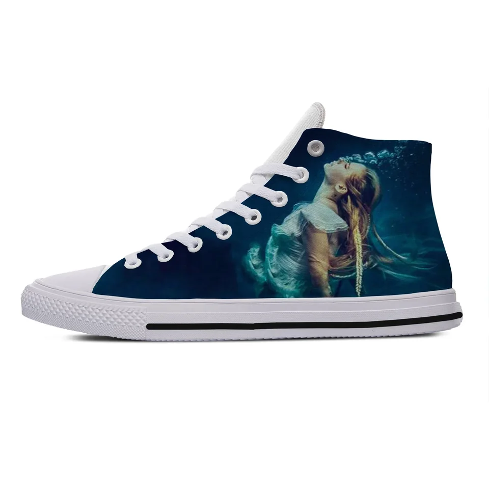 Horúce módne popové vtipné nové letné letné vysokokvalitné tenisky Klasické príležitostné topánky Men ženy Avril Lavigne High Top Board Shoes Shoes