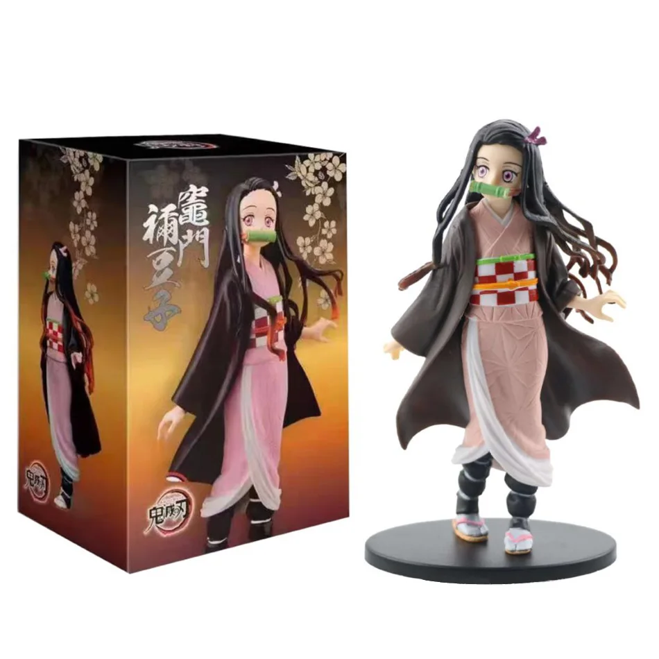 Horúci anime démon Slayer Kimetsu no Yaiba postava Kamado Tanjirou Action Figure Agatsuma Zenitsu Nezuko Warrior PVC Model hračky