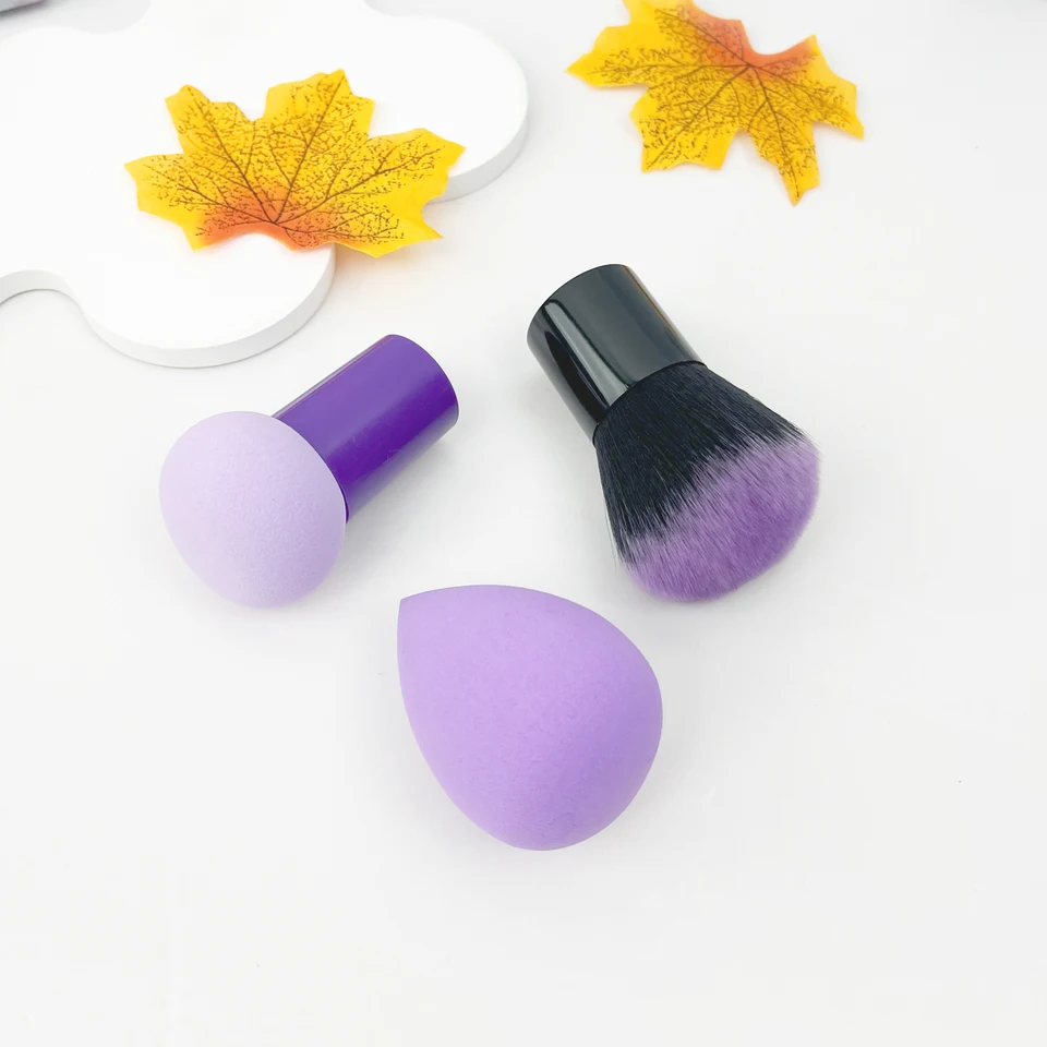Horúci predaj! 3ks fialové make -up huby