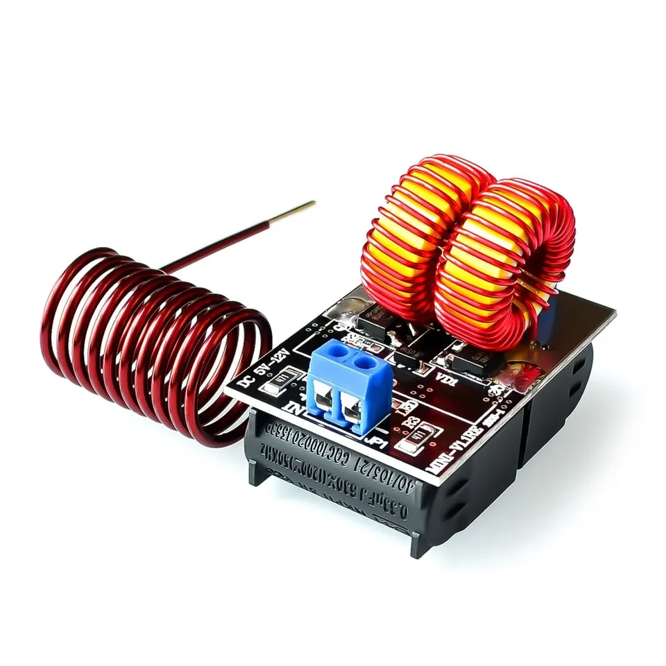 Horúci predaj 5-15V 150W Mini ZVS Indukčná vykurovacia doska Flyback Ohriepka DIY Cooker+ zapaľovacia cievka