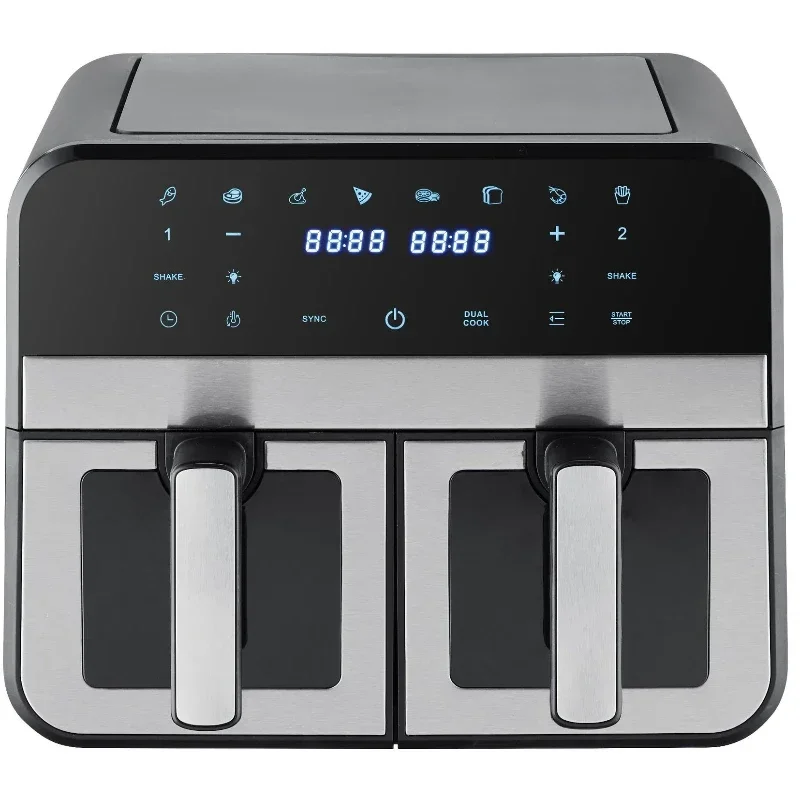Horúci predaj 8L Air Fryer Dual Pot Air Frryer rúry Smart Air Fryer