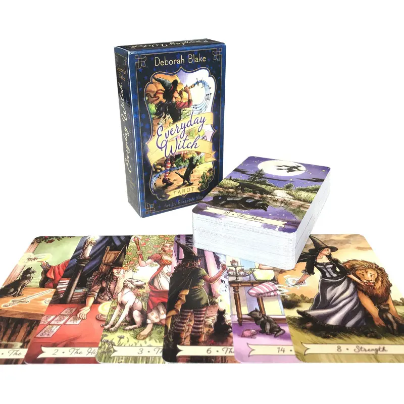 Horúci predaj každodenné čarodejnice Tarot Oracle Card osud veštenie proroctva karty Family Party Game Tarot 78