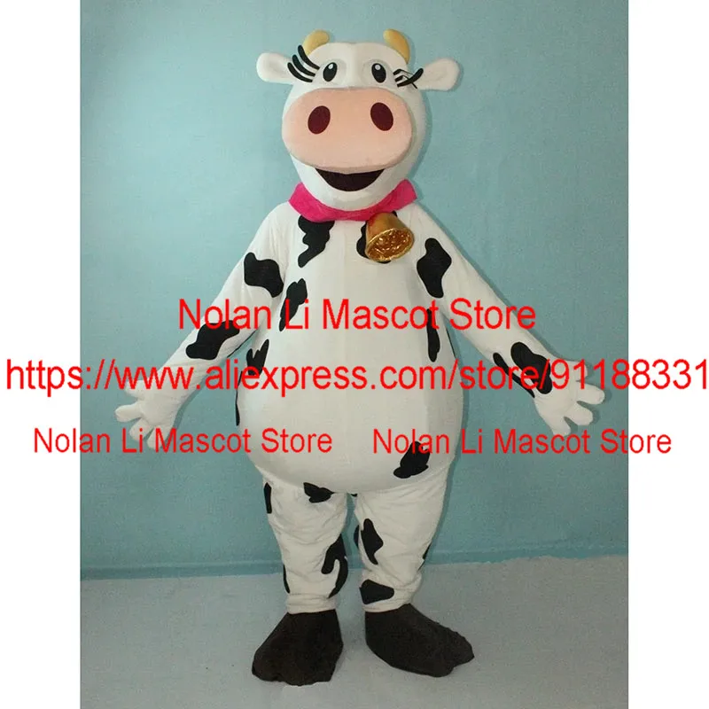 Horúci predaj kravy maskot kostým set cosplay k narodeninám Game Game Reklama Karneval Vianoce Veľkonočné Halloween 1120