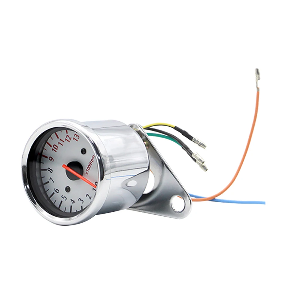 Horúci predaj motocykel Tachometer zručnej výroby retro motocykel Tachometer 0-13000 Tach RPM REGUER REV Univerzálny DC