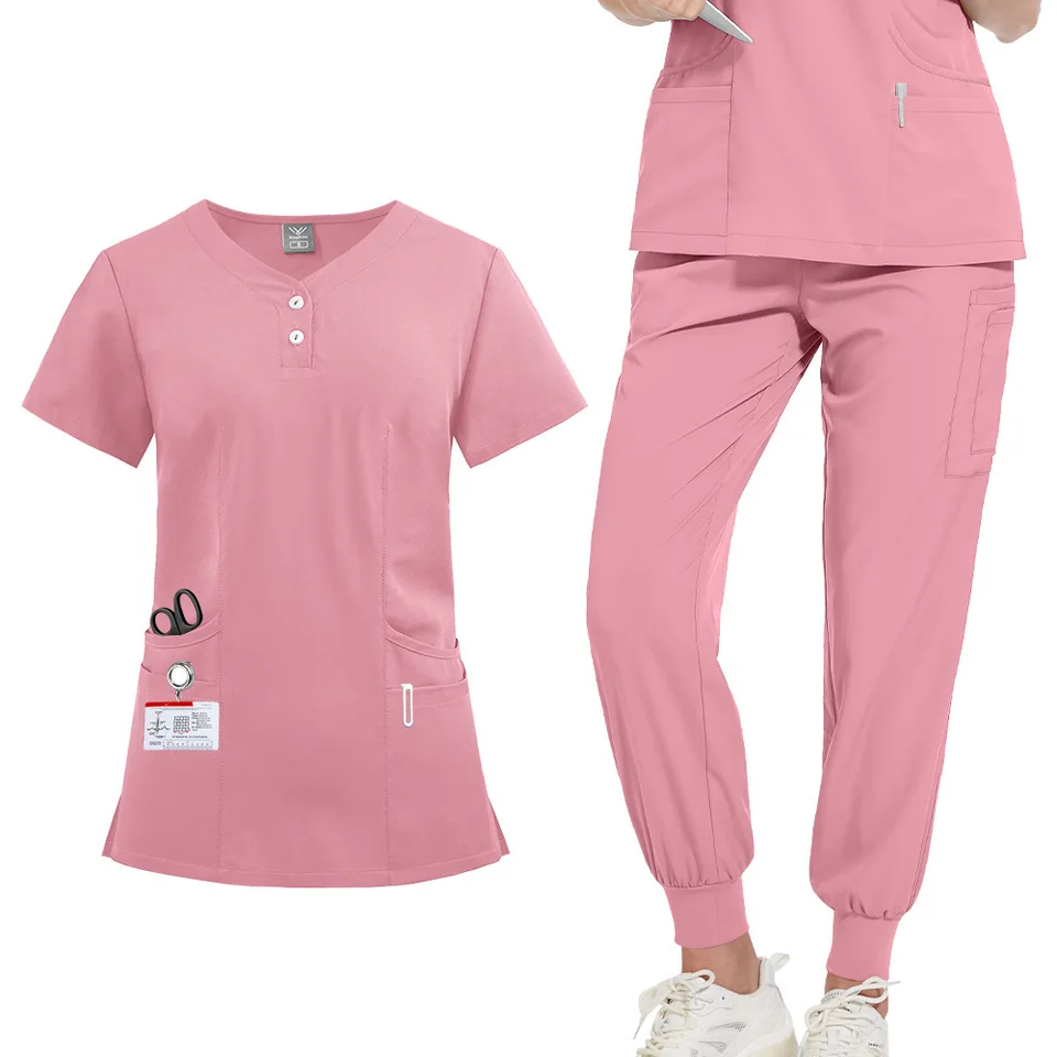 Horúci predaj plus veľkosti Unisex Doctor and Ručné umývanie oblečenia Rovnomerné slota s pevnou farbou