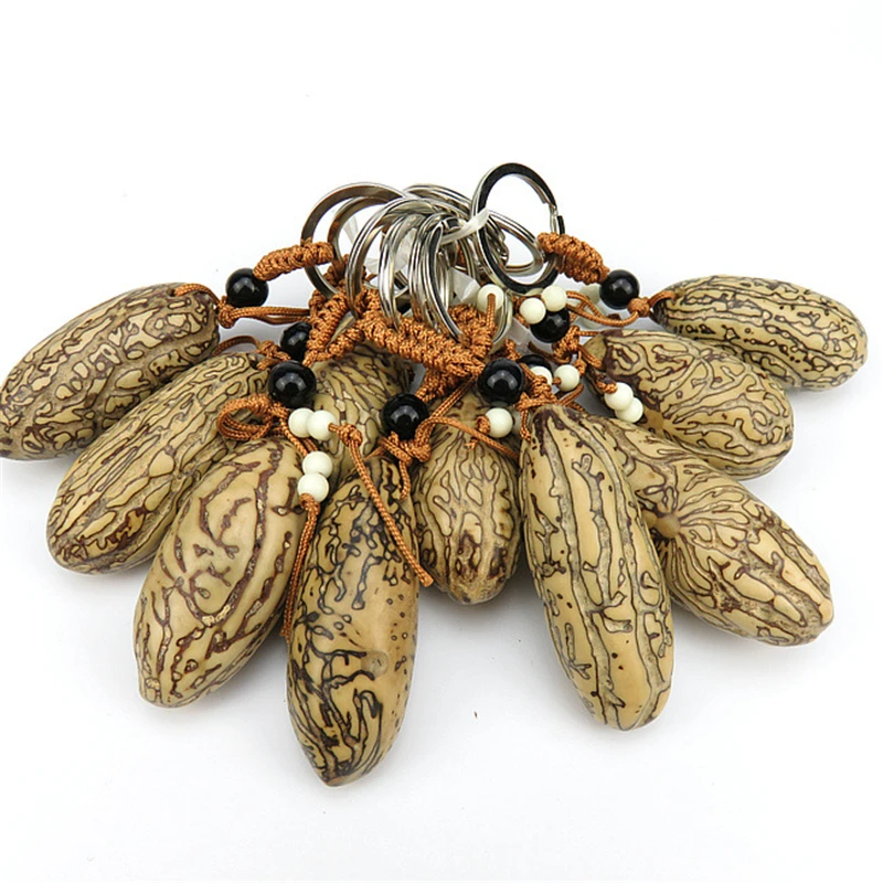 Horúci predaj Prírodné tisíce očí Bodhi Keychain for Women Men Kľúčové reťazce prívesok Pendant modlitba Amulet Charms Z0