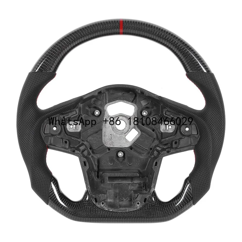 Horúci predaj skutočné uhlíkové vlákno Plochý športový volant Fit for Toyota Gr supra 2019-2022