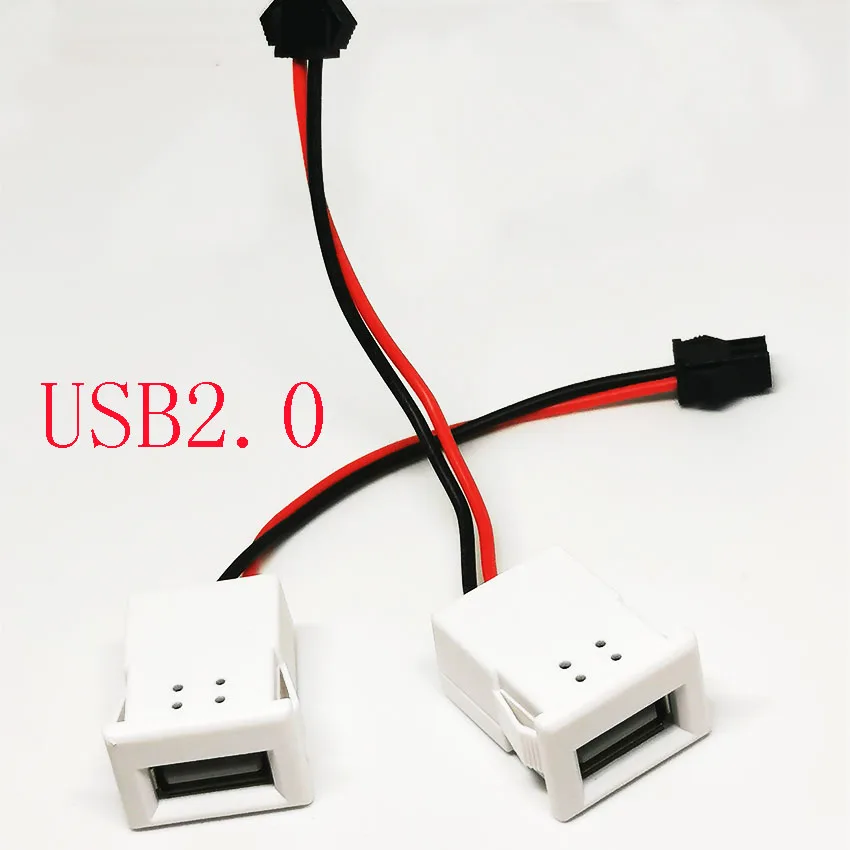 Horúci predaj USB Typ štandardného portu ženský spájkovací konektor konektor DIY Design Power Nabíjacia soketa USB-A Typ s káblom