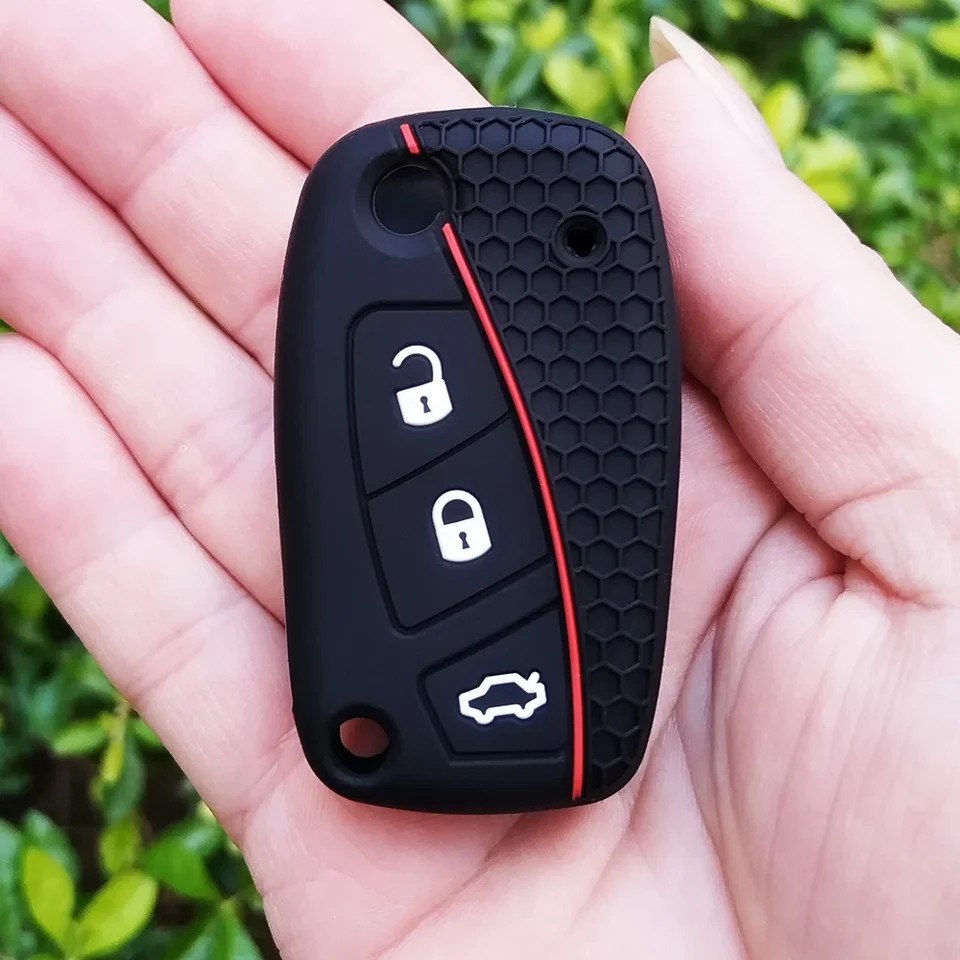 HOT PREDAJ SILIKONOVÝ KÁTO KĽÚČ FOB Case pre Fiat Panda Grande Punto Stilo Streetka Urban Doblo Bravo Dot Ducato 500 Príslušenstvo
