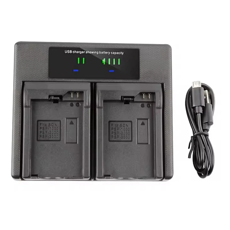 HOT PSP-1000 Dual Battery Charger PSP-2000 PSP-3000 pre prenosnú konzolu Sony PlayStation GamePad PSP-110 PSP-S110 PSP Lite