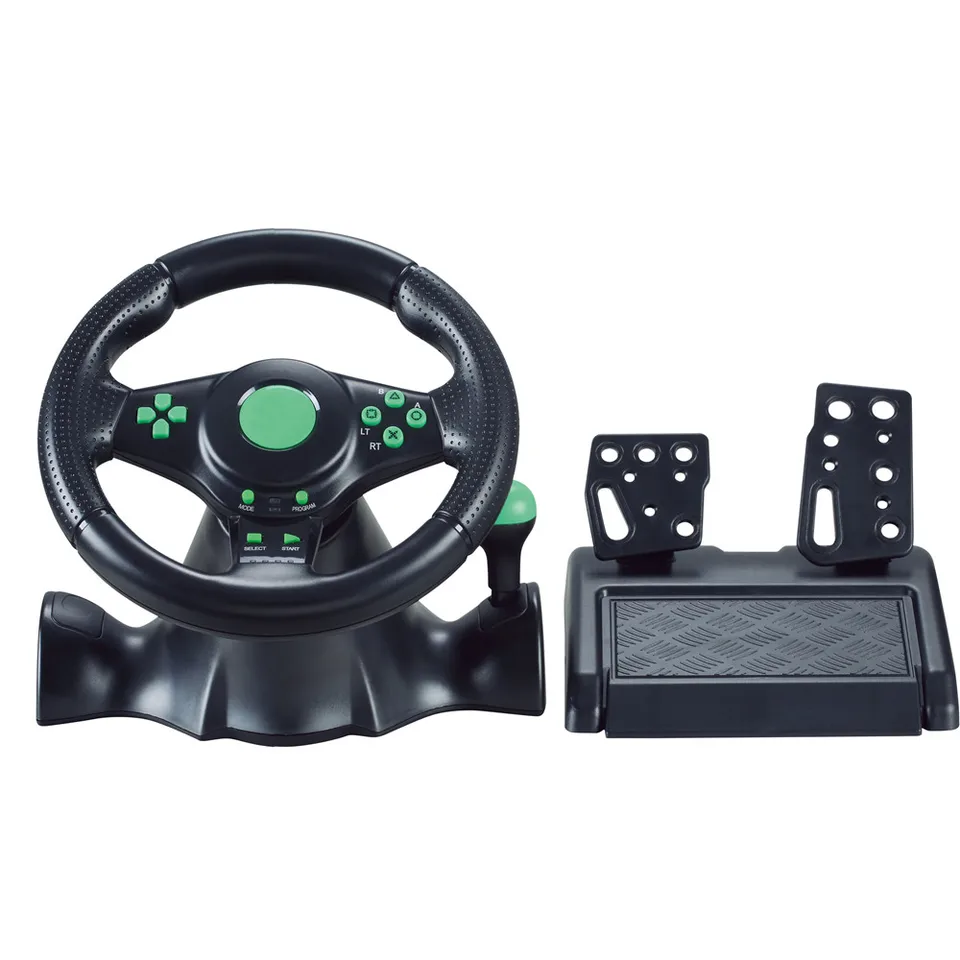Hot Sell Gaming Racing Game Herné volant volant pre Xbox360, PS3, PS2 PC Gaming