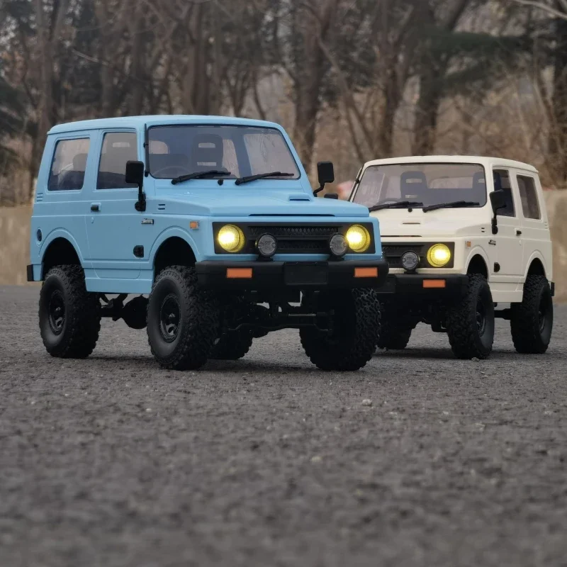 HOT WPL 1:10 RC CAR Hračka JIMNY JA11 Off-Road vozidlo diaľkové ovládanie vozidla dodávka dodávka Van model diaľkové ovládanie hračiek pre chlapcov gif