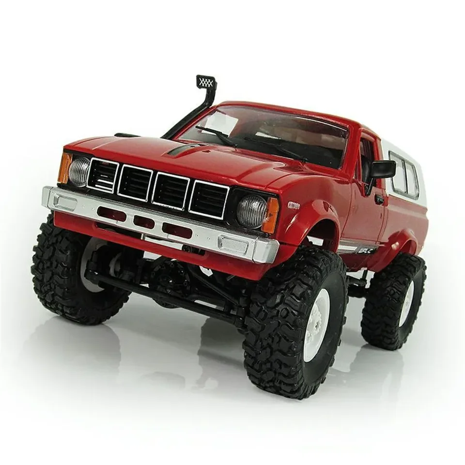 HOT WPL C-24 2.4G diaľkové ovládanie terénneho modelu CAR RC BUGGY DIY Vysokorýchlostný prehľadávací hračky Truck Hračky Upgrade 4WD Kovová súprava Časť Chasis