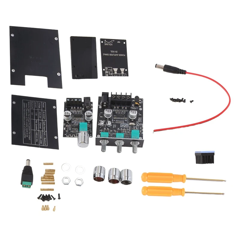 HOT-ZK-502MT 502L Bluetooth zosilňovacia doska 2.0 Kanál High-Power Audio Stereo zosilňovacia doska 2x50W basový zvukový zosilňovač