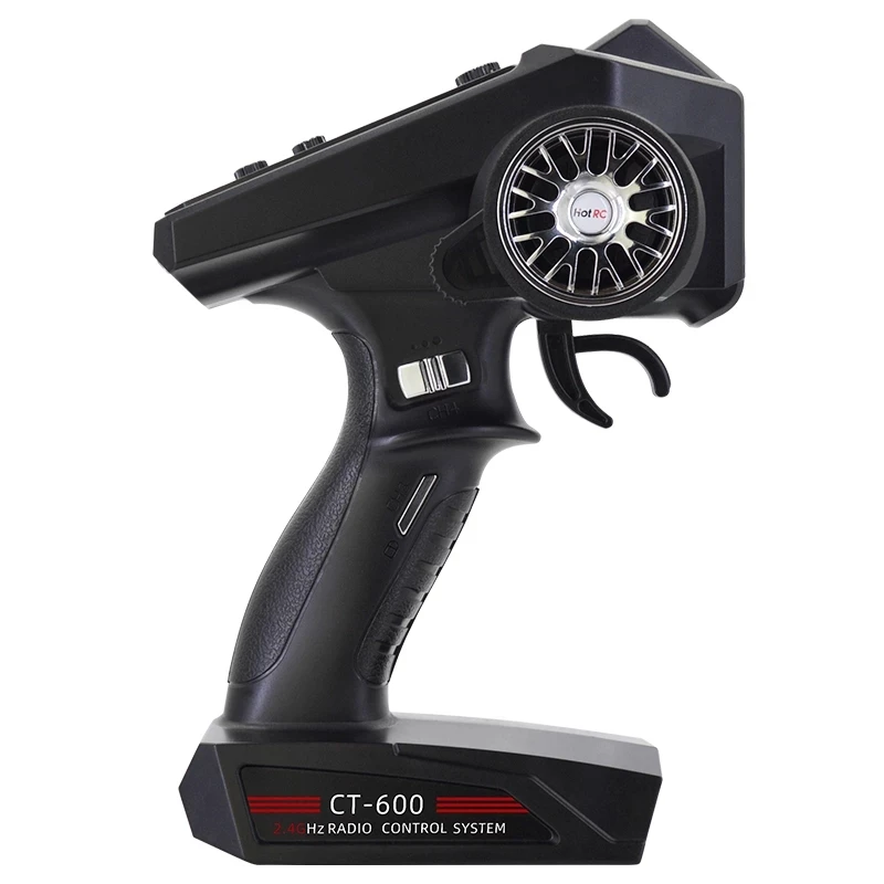 HOTRC CT-600 6-kanál 2,4 GHz 6ch FHSS ONE-Rucka Control Radio prenosný vysielač pre RC Hračky pre pretekárovú štvoruholníkovú štvorkolku