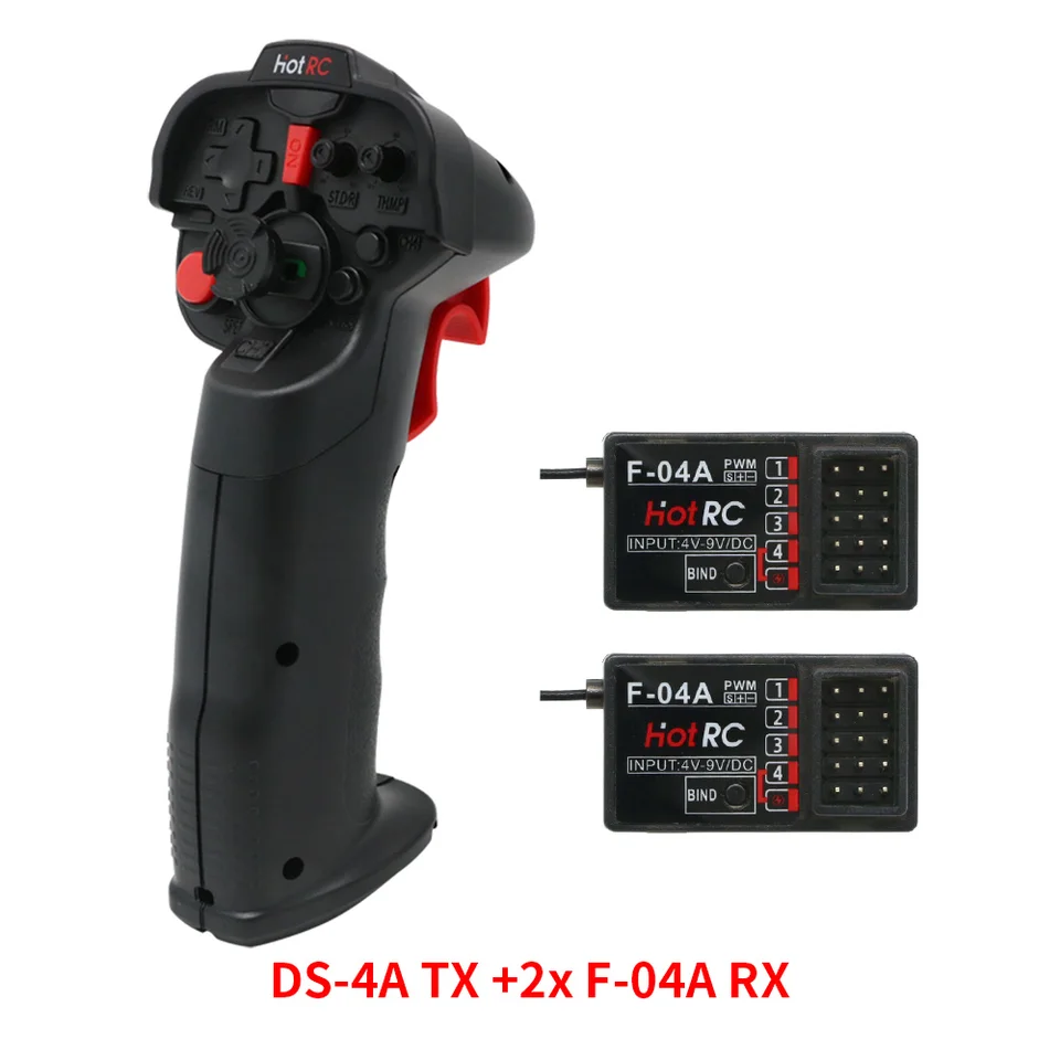 HoTRC DS-4A 2.4G 4-kanálový RAD RADITA RADITTER s 4CH prijímačom pre lietadlo DRONOVÉHO DRONU RC
