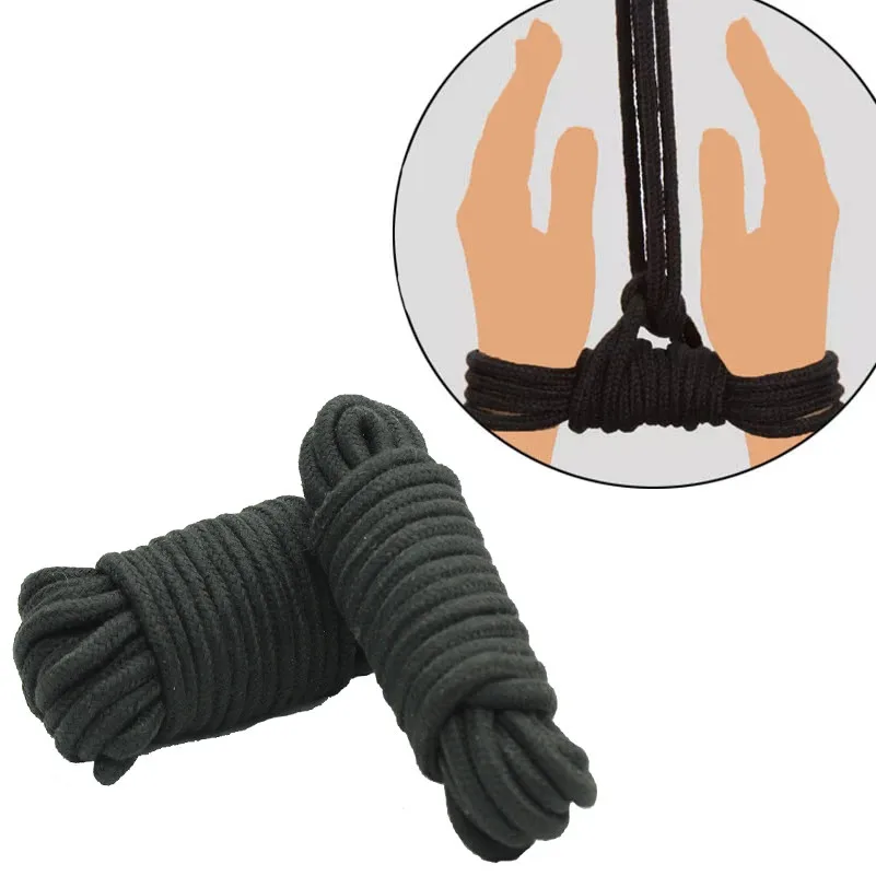 HOTX Soft Tied Bondage Cotton Lan Responats Púdy Pohodlné sexuálne výrobky 5 m lana pre dospelých Slave Sex Hračky