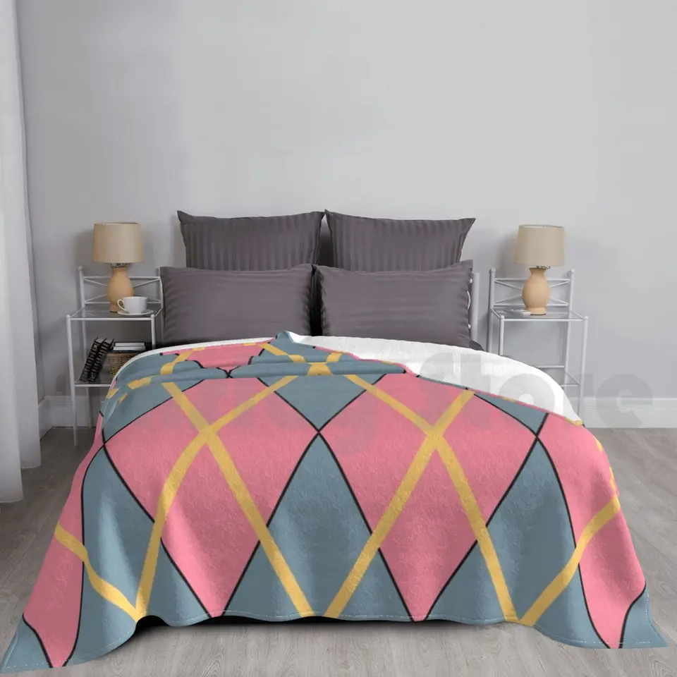 Howl's Argyle prikrývka pre pohovku cestovné kúzlo Wizard Argyle Ghibli Studio Ghibli