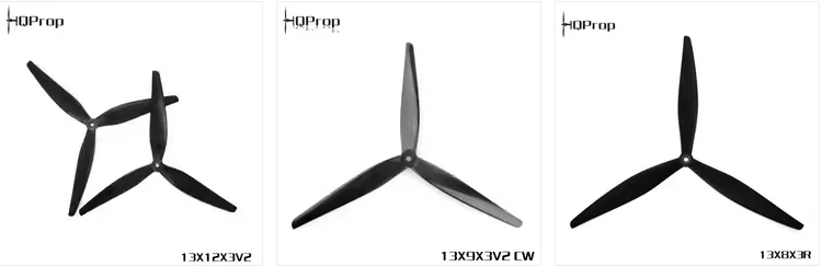 HQPROP HURÁR 11/12/13/15 palca 11x4.5/7,5 12x6 13x6.5/8/11/111111/10 LOTS TYPY 2/3-BLADES CCW CW FIT RC DRONE LIETALE
