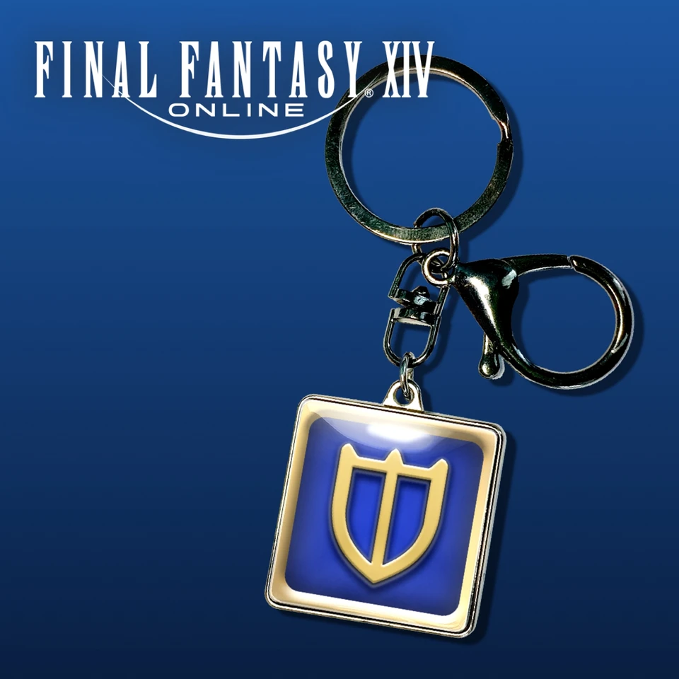 Hra Final Fantasy XIV Kariéra Keychain FF14 Obojstranný Dark Knight Dragoon Red Mage Prívesok Keyring Cosplay props fanúšikov