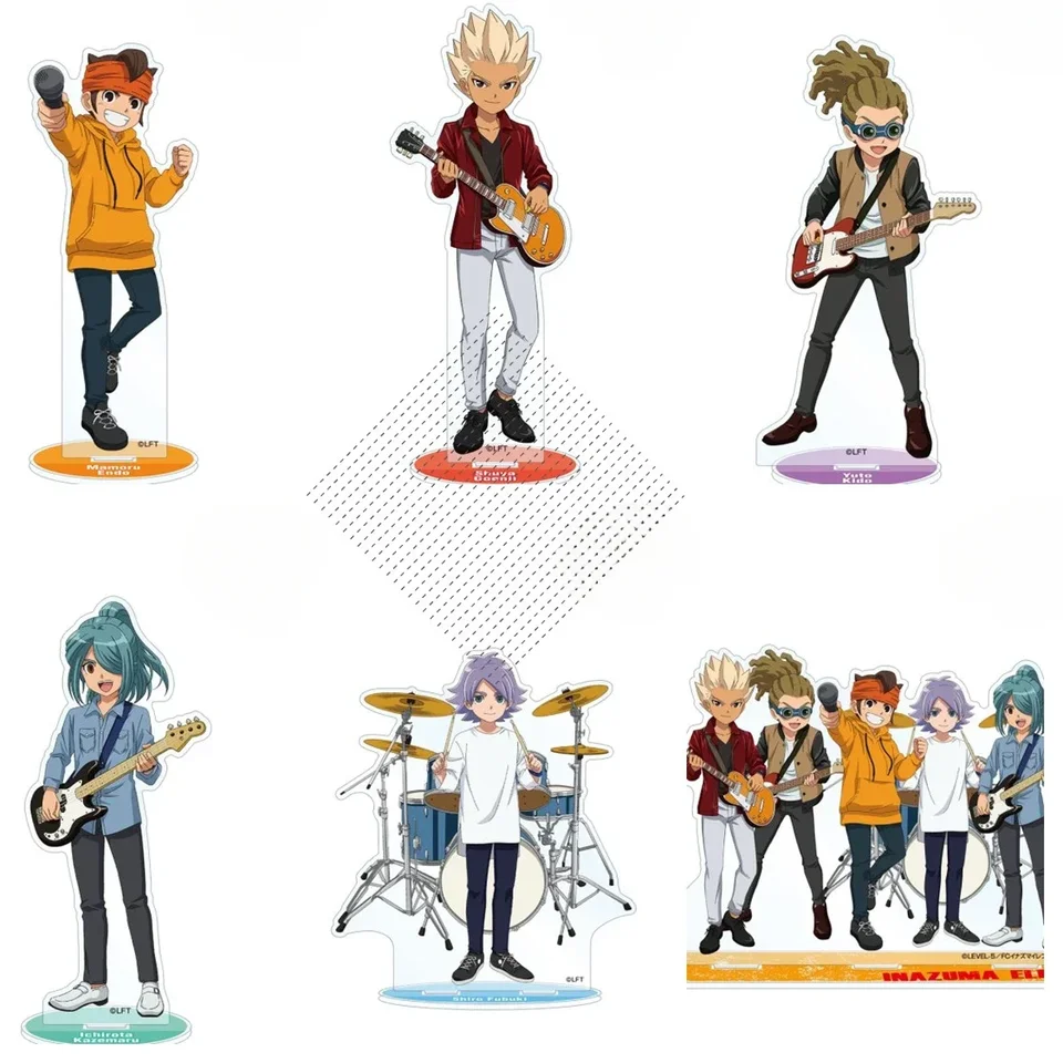 Hra Inazuma jedenásť 11 akrylových stánkov Anime Anime Shuya Goenji endo Mamoru Ichirota Kazemaru Figure Model Cosplay Toy pre darček