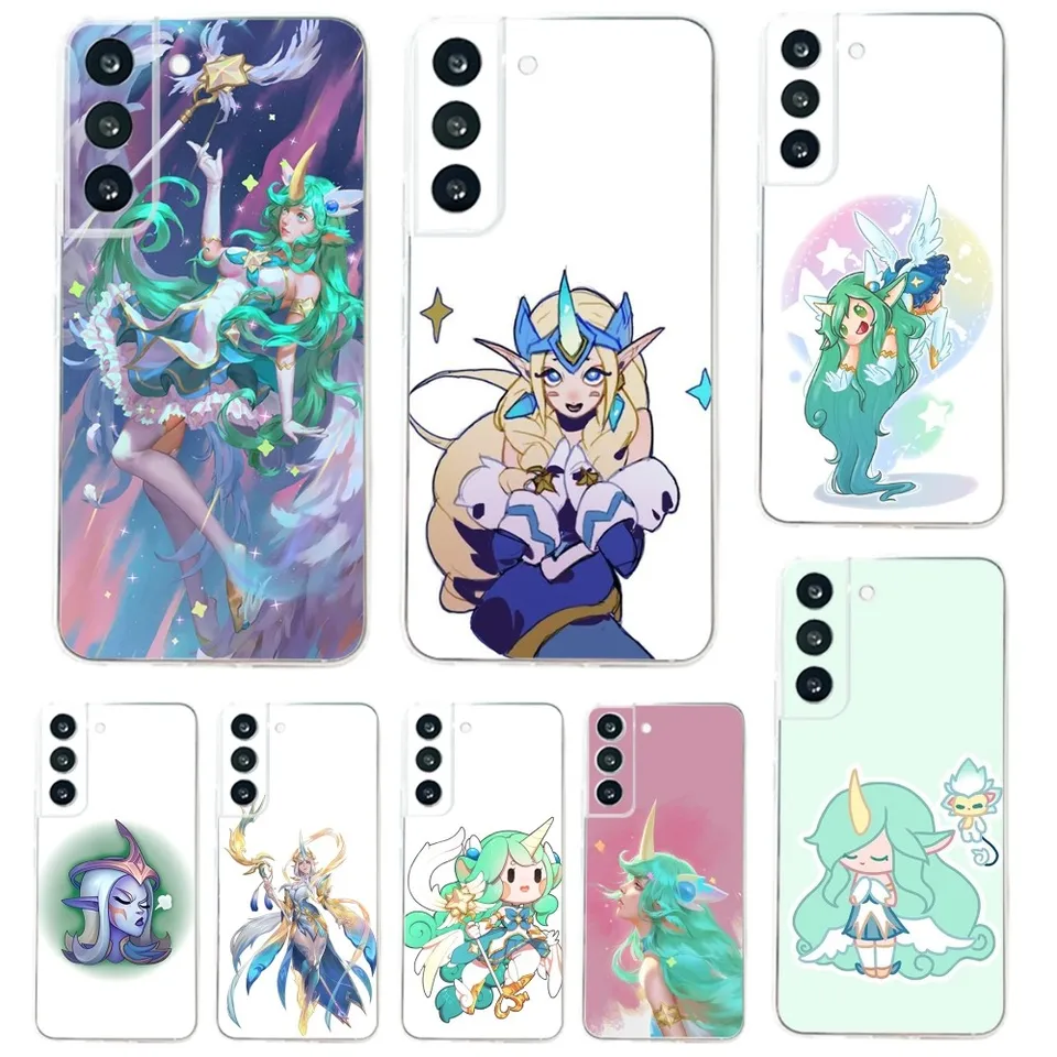 Hra L-LOL Soraka Telefónový puzdro pre Samsung Galaxy A71,70,52,51,40,31, A50,30S, 21S, Transparentné krytie Note20ultra