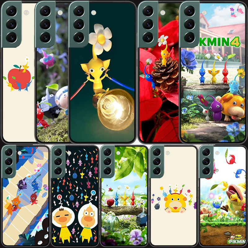 Hra Pikmin 4 Telefón pre Samsung Galaxy S24 S22 Ultra S21 Plus S20 S23 S24 Fe Case S10 5G S10E S9 Cover Silikone Soft Coque Funda