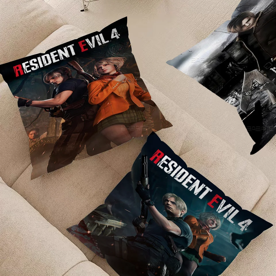 Hra R-tuláka Leon Kennedy Evil vankúš Darček domáca kancelária dekorácia vankúš Spál