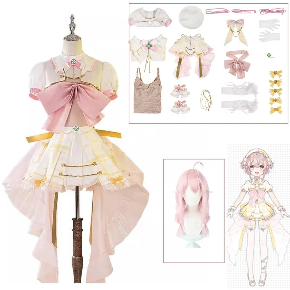 Hra vtuber eso taffy cosplay kostým parochňou anime eso taffy šaty halloween idol kostýmy Ženy Ženy Dievčatá Dievčatá Konvencia cos darček