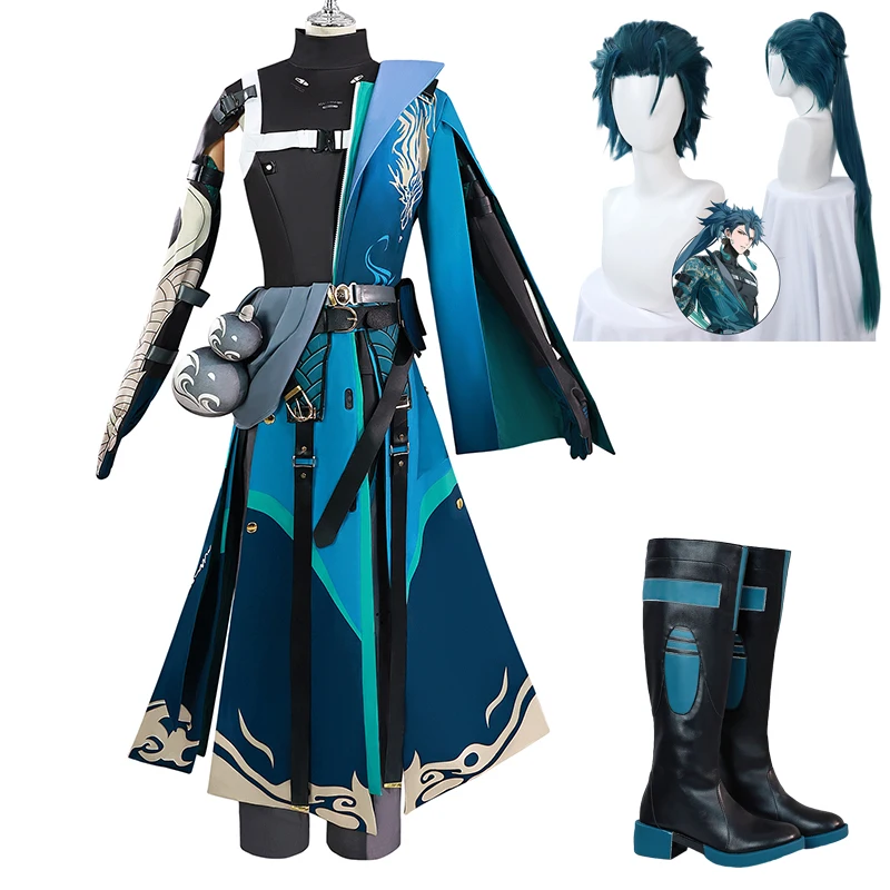 Hra Wuthering Waves Jiyan Cosplay kostým kostým prop parochňou topánky anime karneval komiks con party oblečenie oblečenie oblečenie