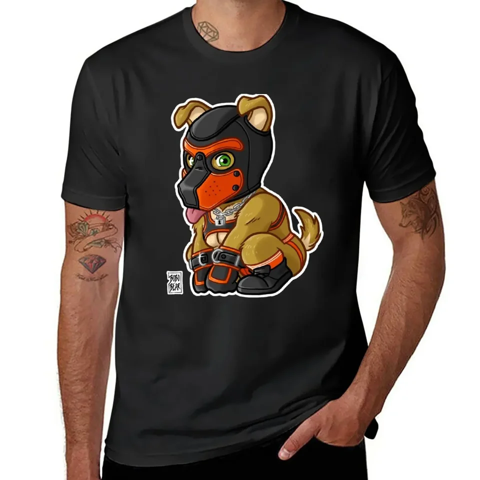 Hravé šteniatko - oranžová maska ​​- Tričko Tričko Series Bearzoo pre chlapca