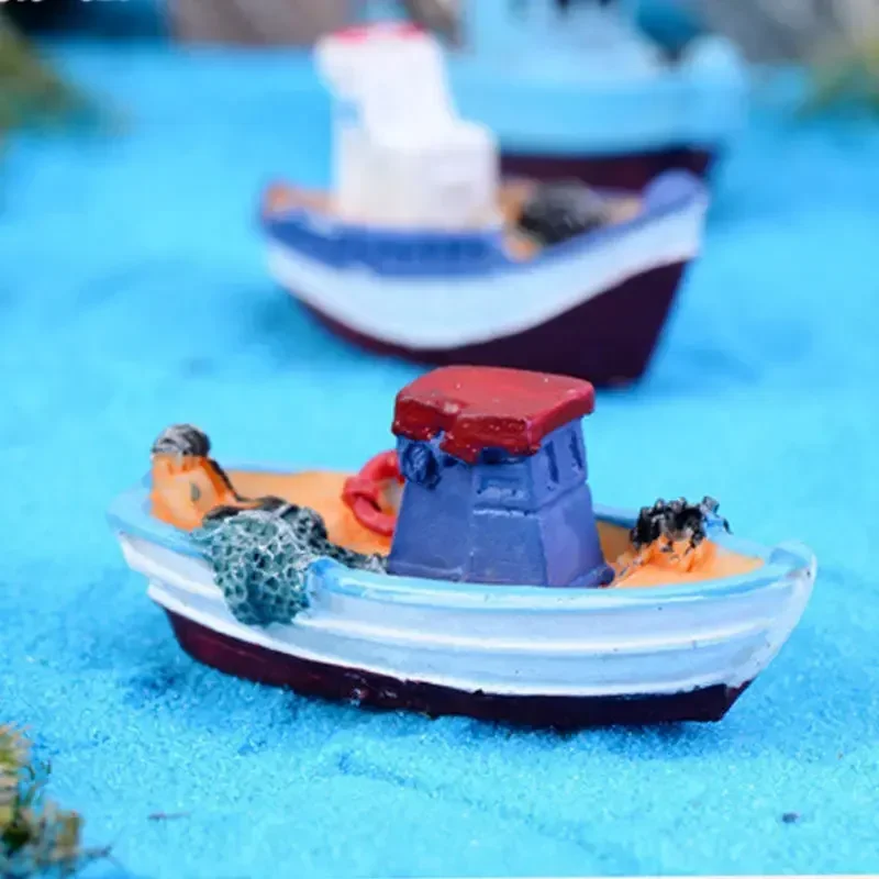 Hračka na rybársku loď hračky pre domácich majstrov remeselníkov 2*3*5 cm v náhodnom miniatúrnom mini model Universal Hot 2018 Pekný predaj