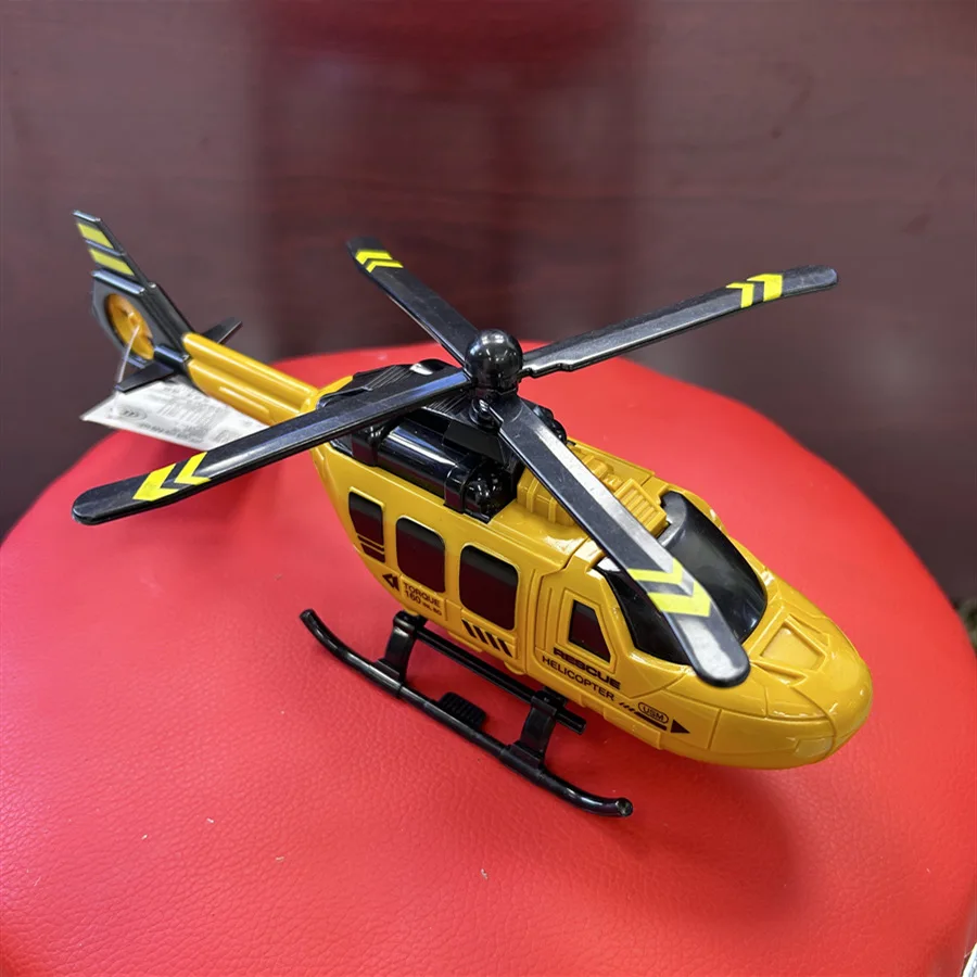 Hračka vrtuľník Hračka Fighter Záchranár Helikoptéra Boy Kids Simulation Rescue Model Detský automobil lietadlo Darčeky