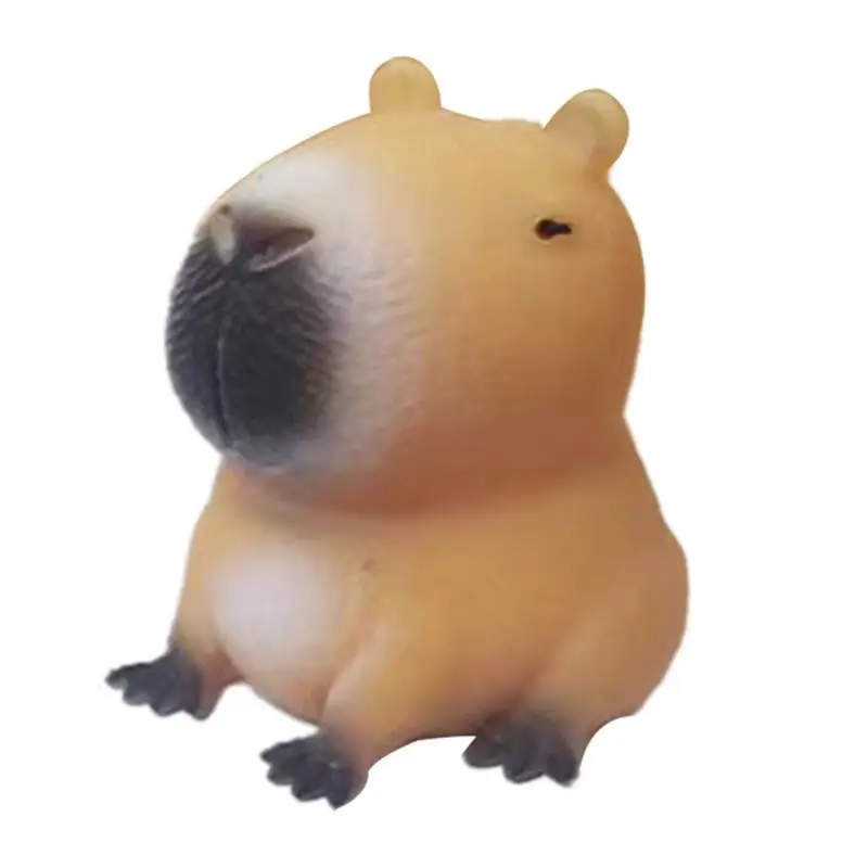 Hračky Capybara fidget hračky mäkké hračky Capybara roztomilé rýchle rebound hračky proti stresu Karikatúra zvierací fidget hračky pre úľavu od stresu