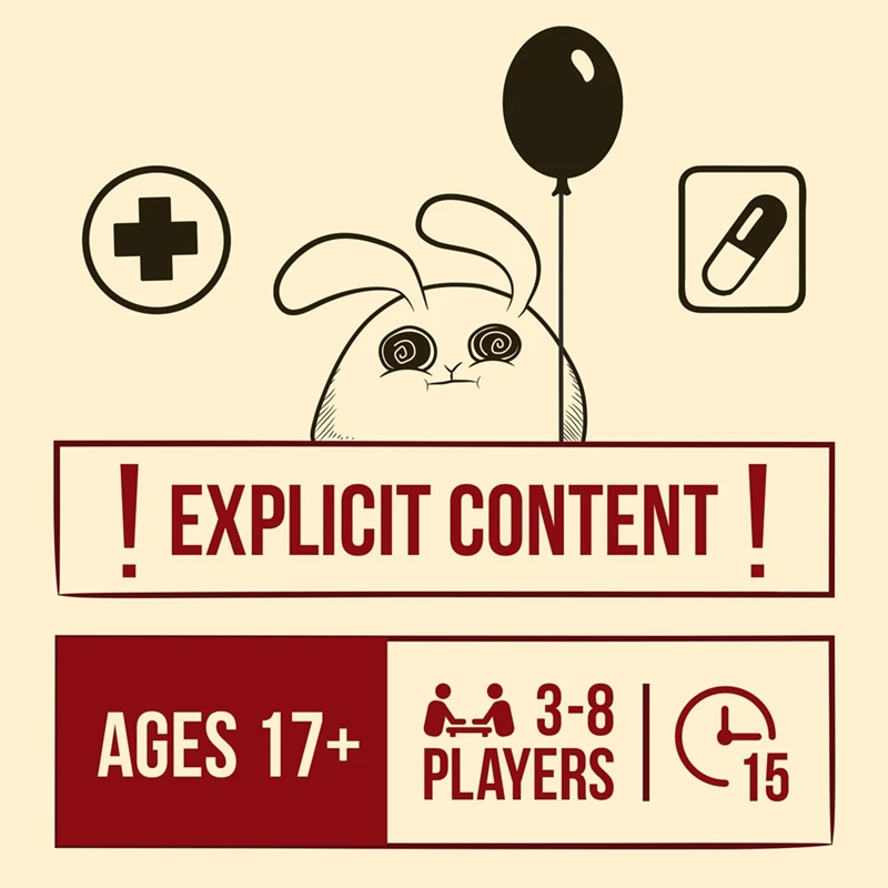 Hrozný terapeut: Extra hrozné vydanie - kartová hra, kde robíte nepríjemnú - kartová hra pre dospelých pre 3-8 hráčov
