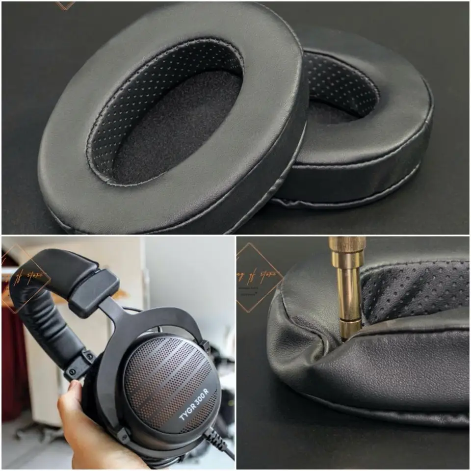 Hrubé penové uší vankúšiky vankúš pre Beyerdynamic Tygr 300 R slúchadlá Perfektná kvalita, nie lacná verzia