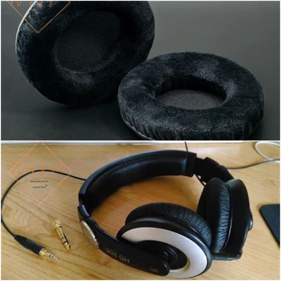 Hrubé vankúšiky Velvet vankúšiky pre Sennheiser HD 205 Perfektná kvalita, nie lacná verzia