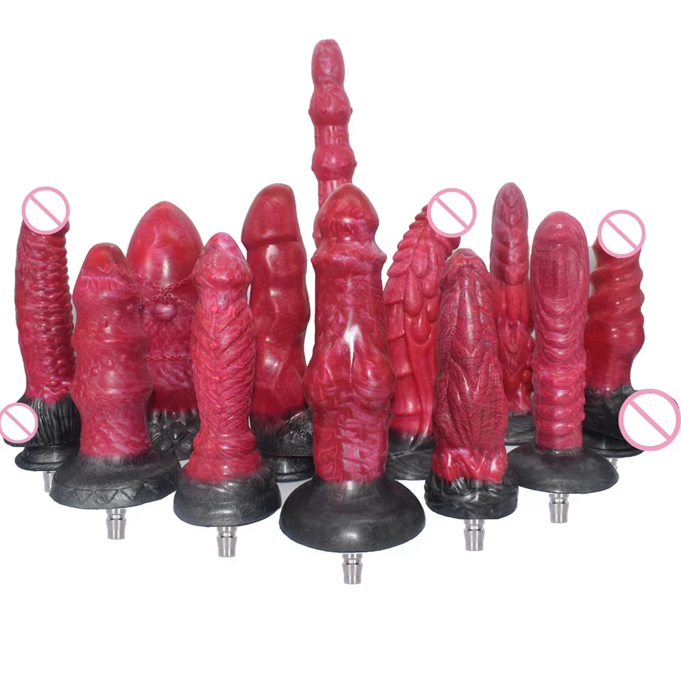 Hrubé zviera Rôzne zvieracie dildo s rýchlym rozhraním zástrčky rebrované uzol Veľké dlhé análne korálky zadky Plug Sex Hračky pre ženy