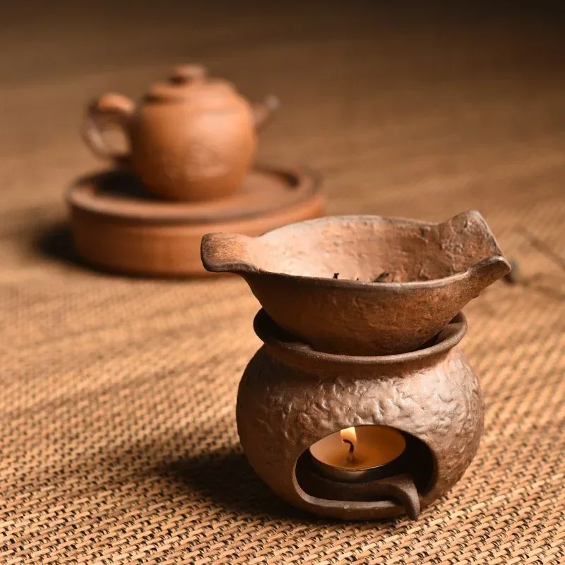 Hrubý hrnčiarsky čaj, pražičky vintage keramický čaj Vonka sviečky Black Tea Zelený čaj Vätie