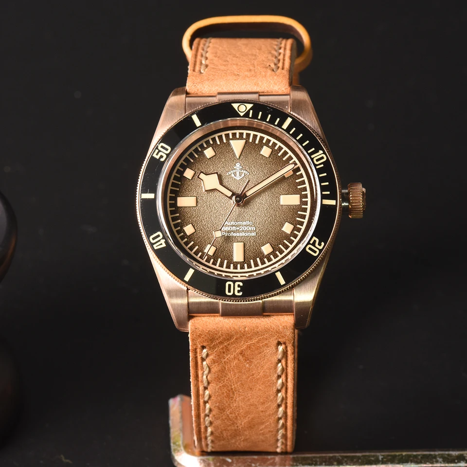 Hruodland 39 mm retro módne príležitostné muži