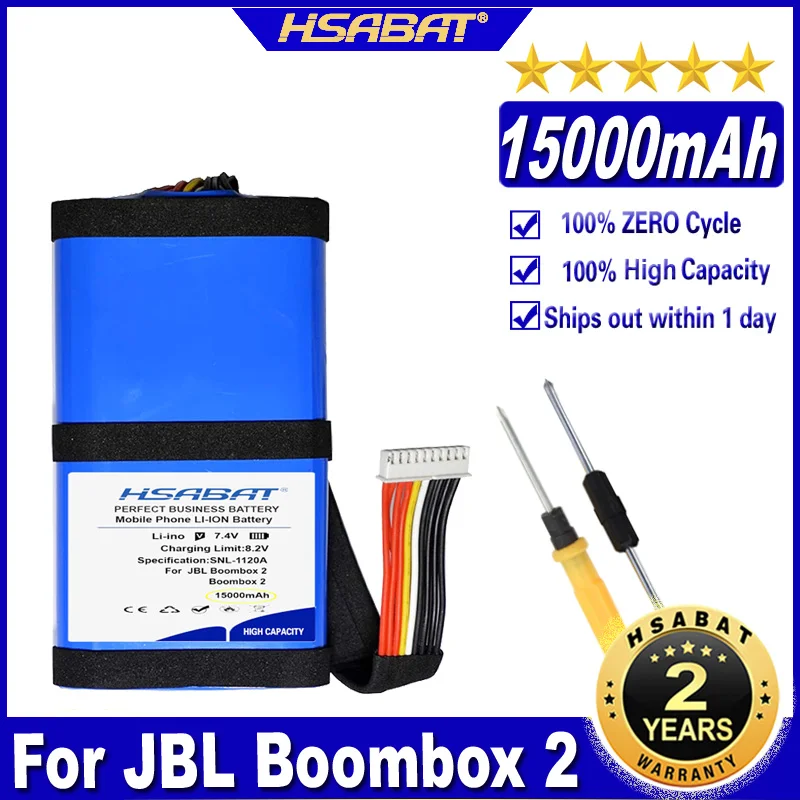HSABAT BATTÁLNA BATÉRA PRE JBL FLOW 3 4 XTREME XTREME 2 Boombox Nabíjanie 3 3 2016 Boombox 2 batérie boombox2