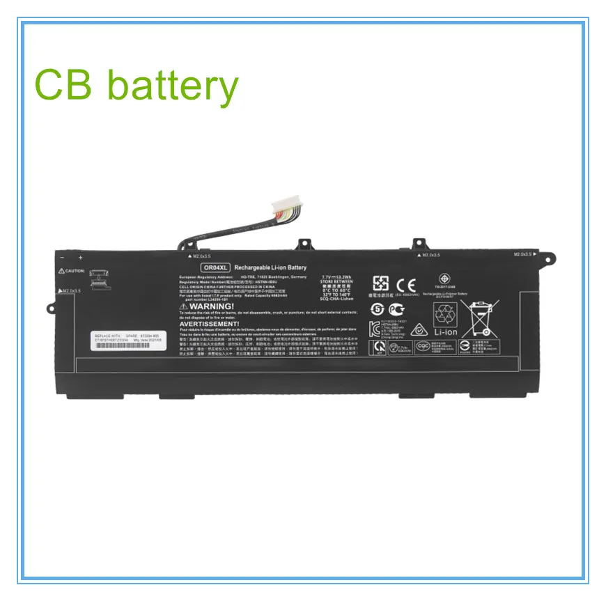 HSTNN-IB8U OR04XL laptop batéria pre X360 830 G5 G6 Series HSTNN-IB8U HSTNN-DB9C L34449-002 53.2WH