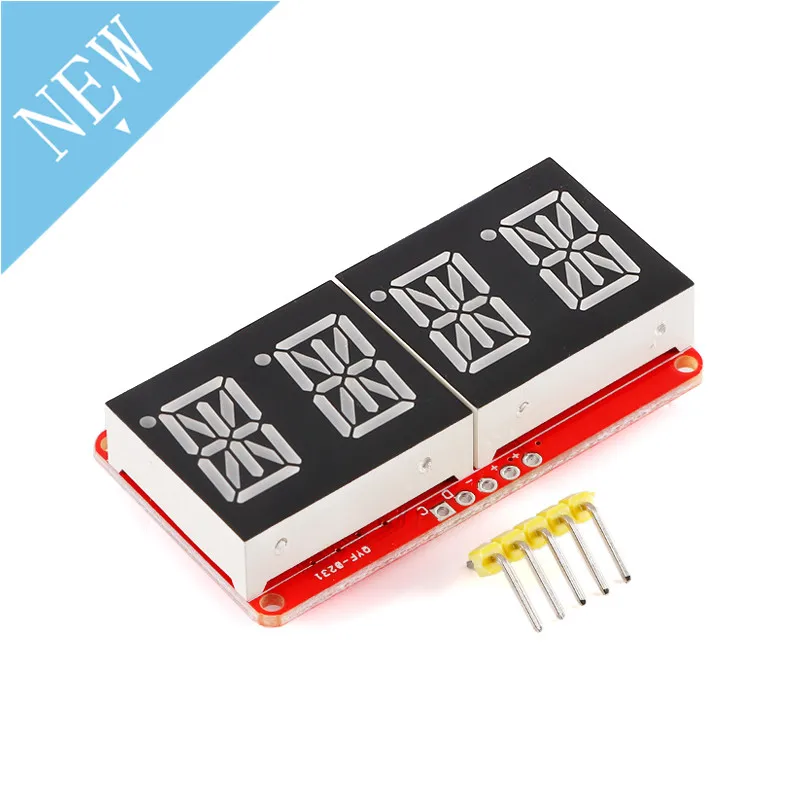 HT16K33 0,54 palca 0,54 '' 4 -bitové digitálne trubice LED displej VK16K33 IIC I2C riadiaci meter 3,3V 5V pre Arduino Red/Green/Orange