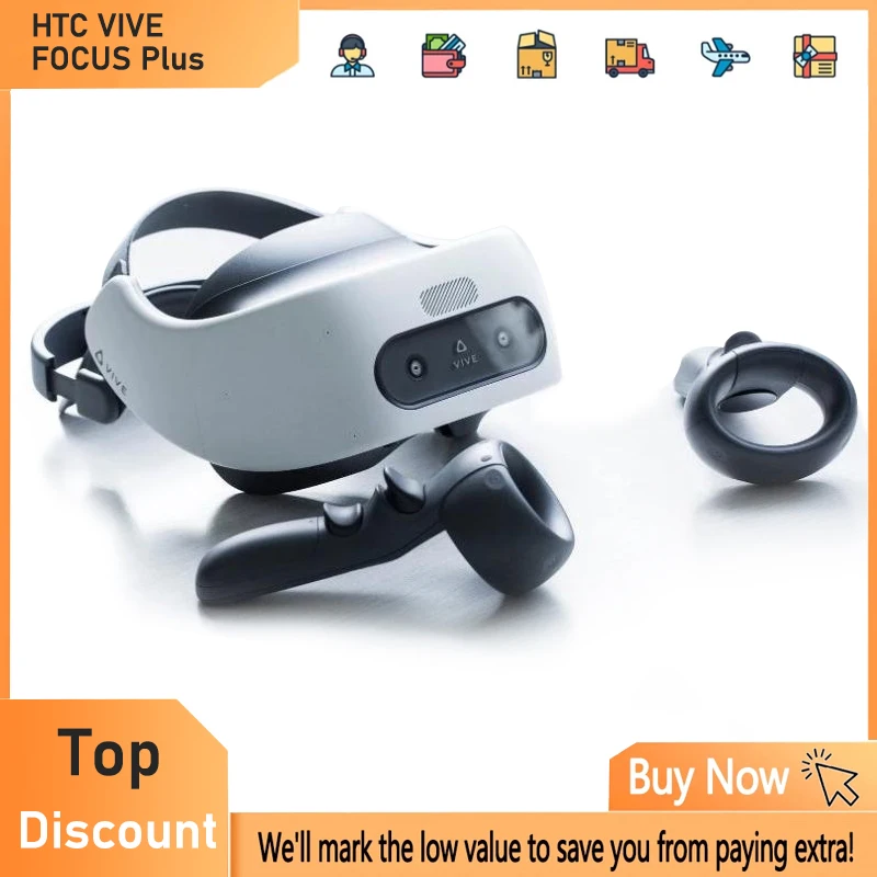 HTC Vive Focus plus VR all-in-one 3D somatosenzorická hra Game Console 6 stupňov okuliarov VR Slobody VR