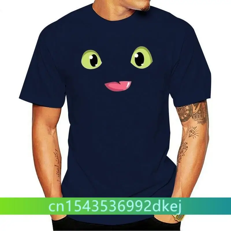 Httyd Ako vycvičiť svojho draka čierneho tlačeného bavlny Tričko Tops nové unisex vtipné tričko